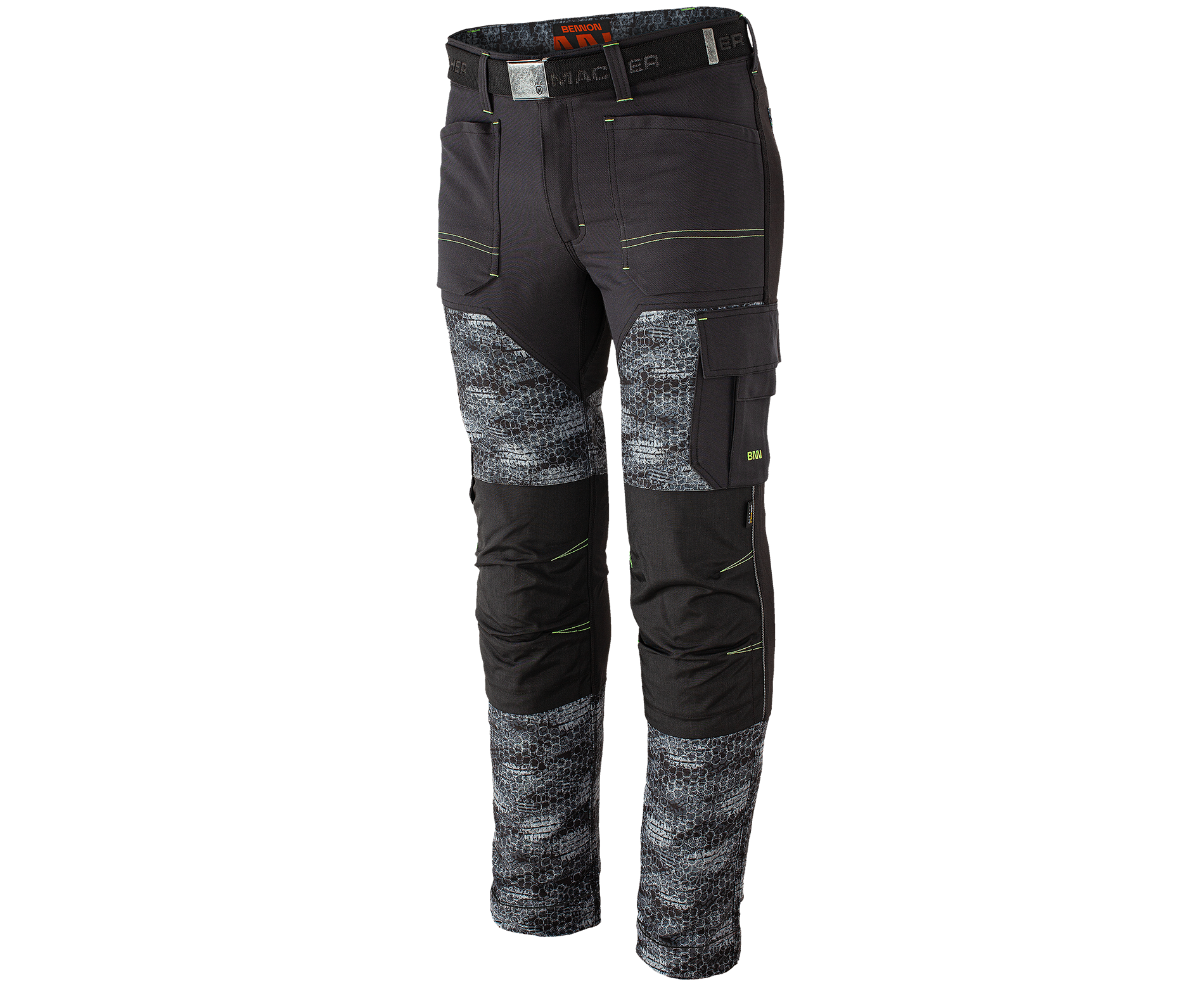 Pracovní kalhoty strečové maskáčové