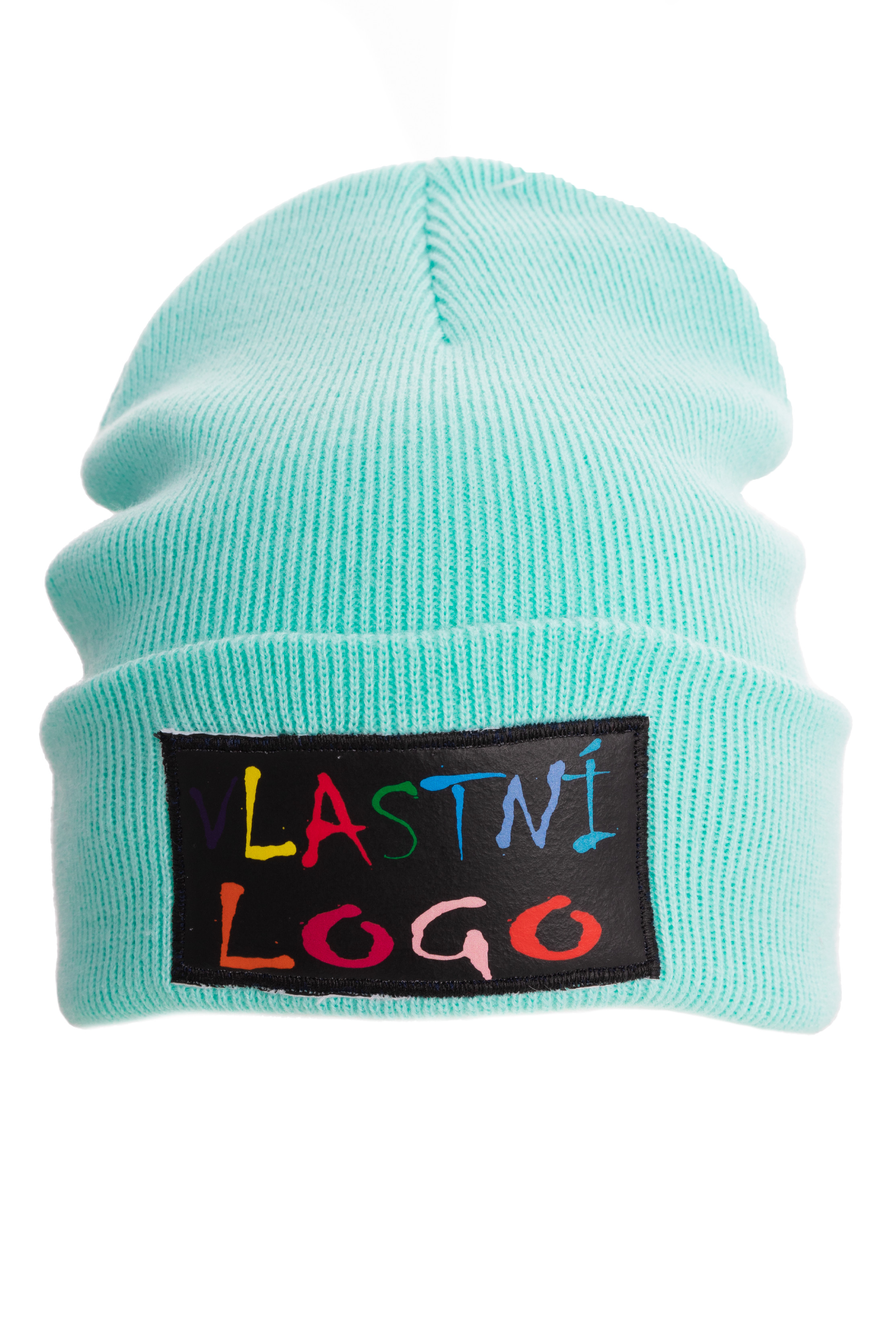 Originální zimní čepice s potisknutelnou nášivkou