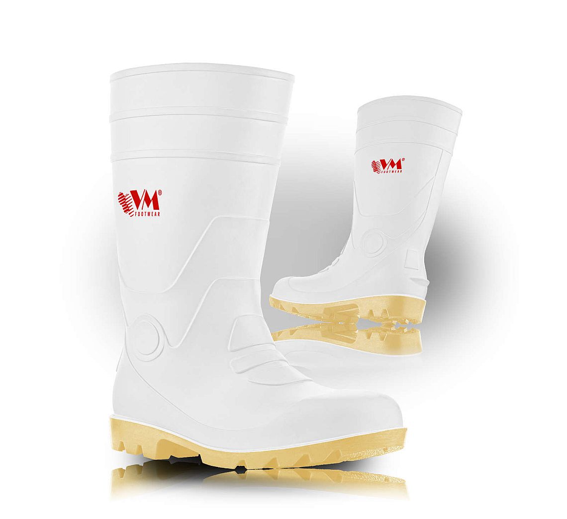 NAGANO holínky pracovní bílé