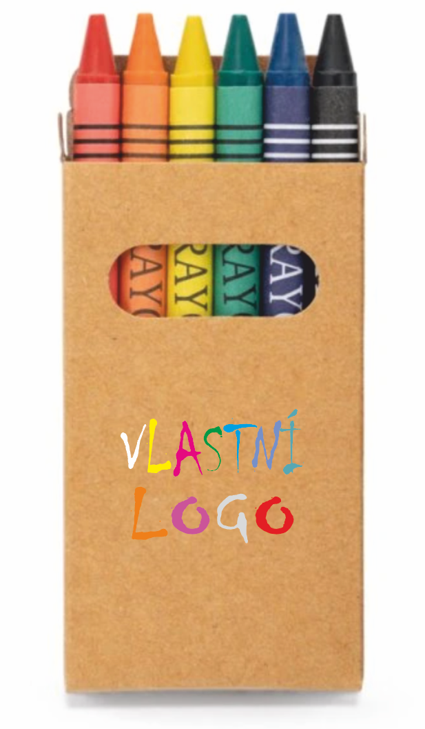 Sada 6 voskovek EAGLE s vlastním potiskem