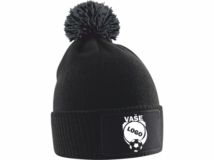 Dětská zimní klubová čepice s bambulí