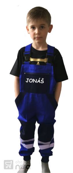 Montérky dětské s reflex pruhy