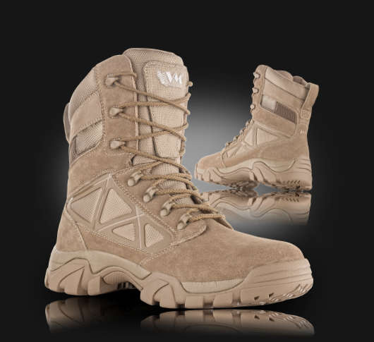 Taktická světlá obuv Manchester