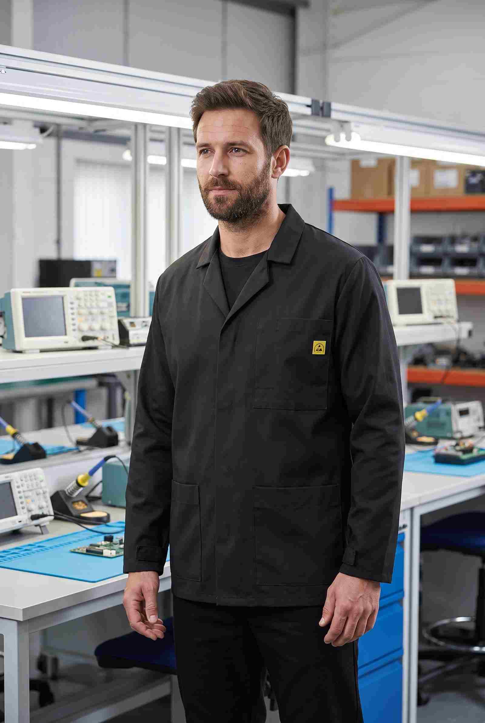 Antistatická ESD laboratorní bunda PORTWEST