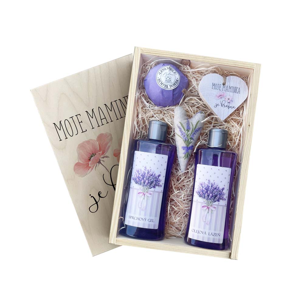 Dárková dřevěná bedna – Moje maminka je Krásná II.