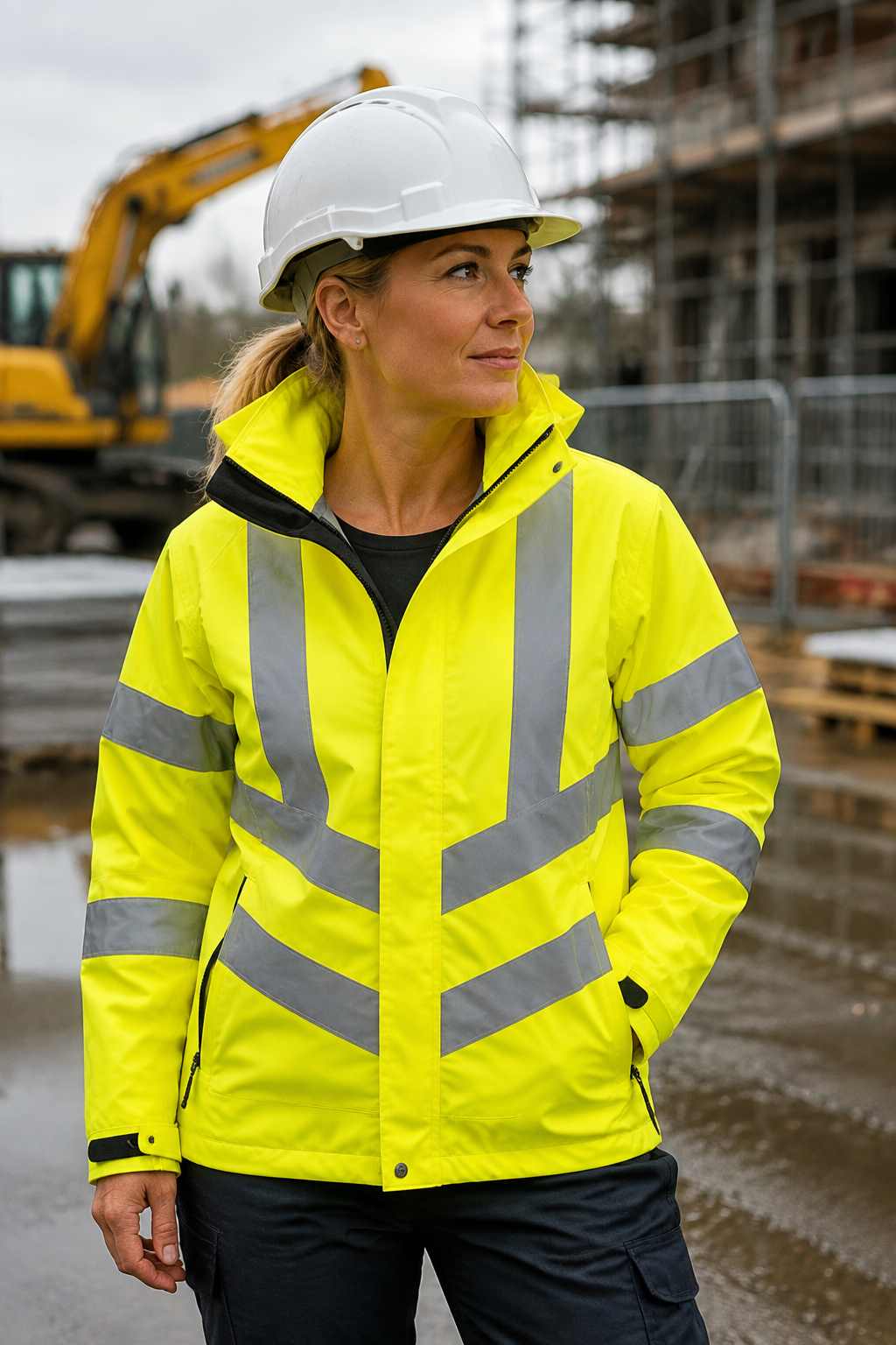 Dámská prodyšná HiVis bunda