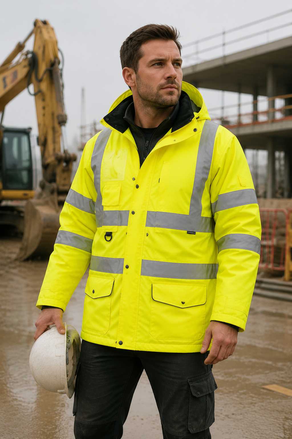 Hi-Vis bunda 7v1 Traffic