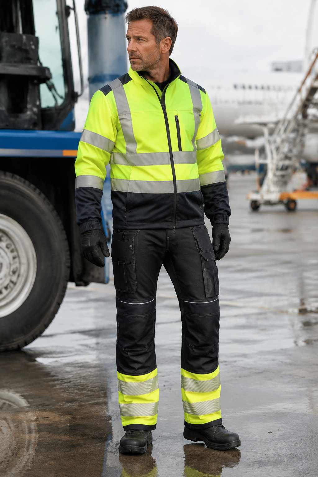 Kalhoty PW3 Hi -Vis Třída 1