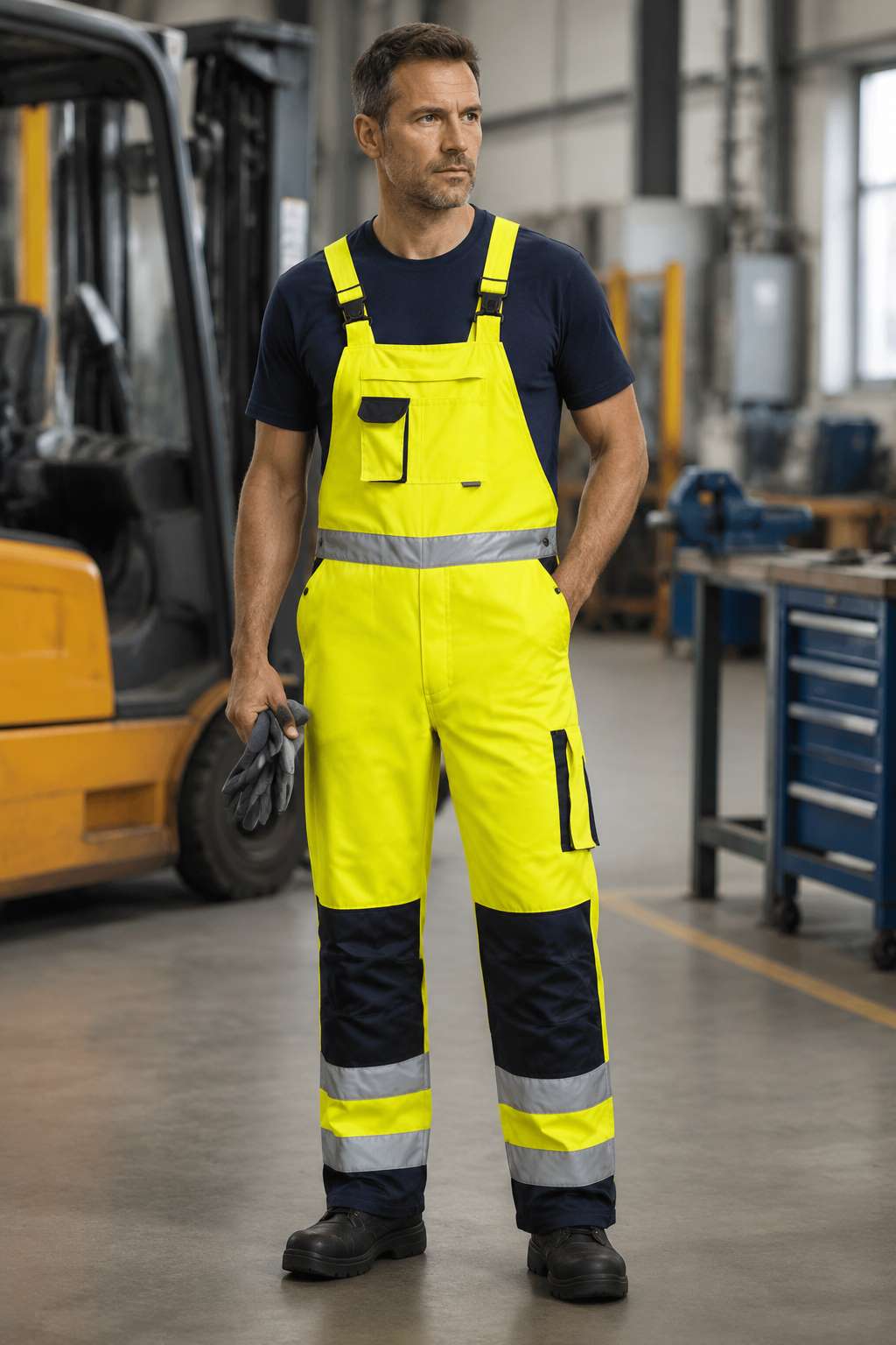 Laclové kalhoty Dijon Hi-Vis
