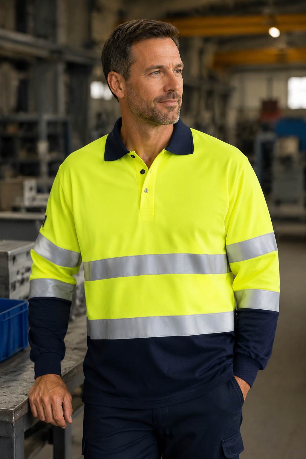  Polokošile Flame Resistant Anti-Static Two Tone