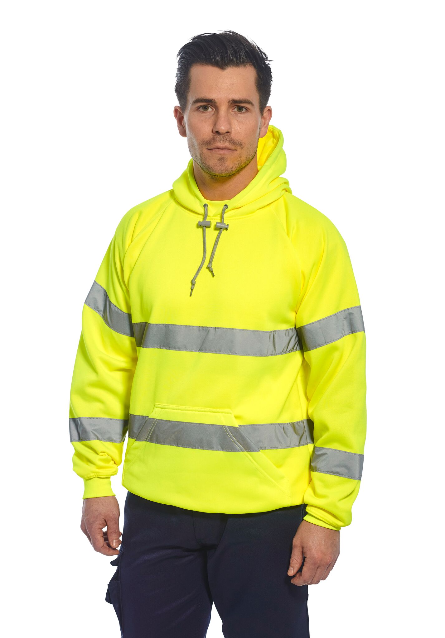 Hi-Vis mikina s kapucí 