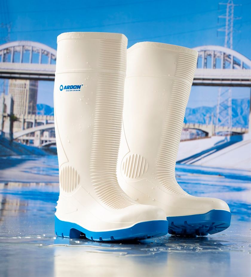 Holínky pracovní  bílé