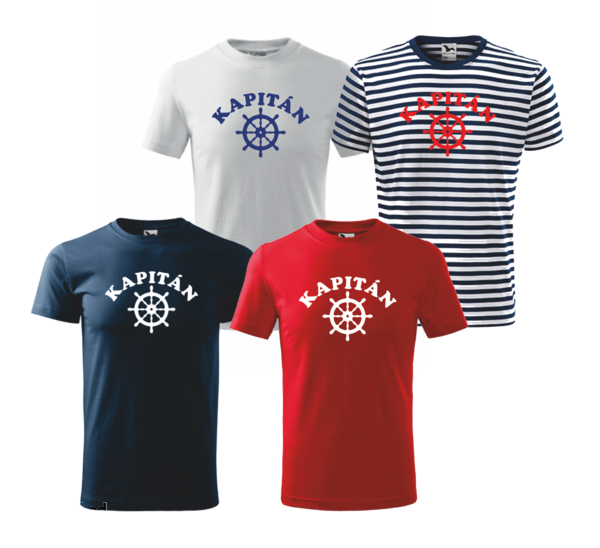 Vodácké tričko pánské/dětské KAPITÁN