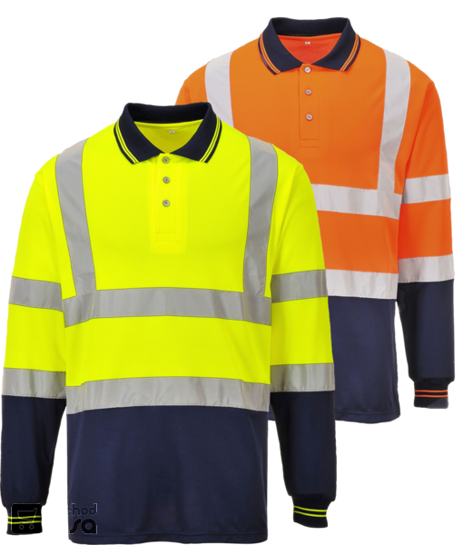 Dvoubarevná polokošile s dlouhými rukávy